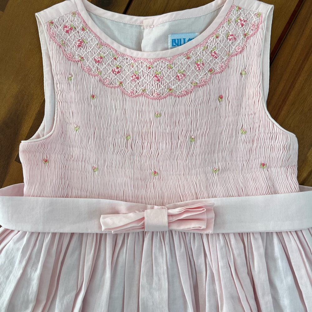 Pink Smocked dress